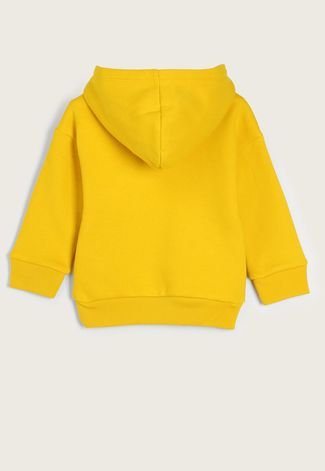 Blusa Infantil de Moletom GAP Logo Amarela - Compre Agora