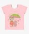 Blusa Infantil Feminina Rovi Kids Rosa - Marca Rovitex Kids