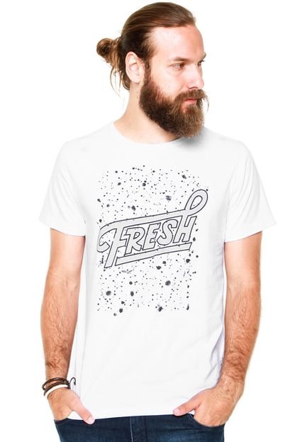 Camiseta Juice It Manga Curta Fresh Branca - Marca FiveBlu