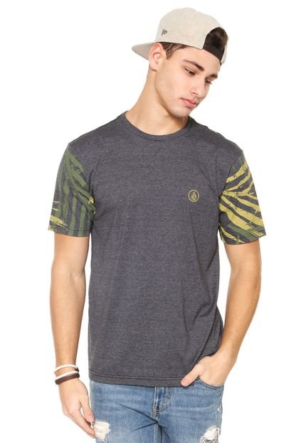 Camiseta Volcom Quarta Sleeves Preta - Marca Volcom