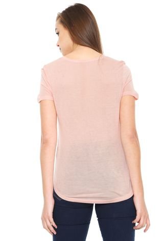 Camiseta Ellus 2ND Floor Jersey Fine Rosa
