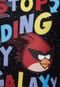 Blusa Angry Birds Stop Preta - Marca Angry Birds