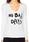 Camiseta Disparate No Bad Days Branca - Marca Disparate