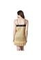 Vestido Plissado Princess Dourado - Marca Shop 126