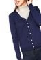 Cardigan For Why Tricot Confort Azul - Marca For Why