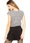 Blusa Facinelli by MOONCITY Patches Cinza - Marca Facinelli