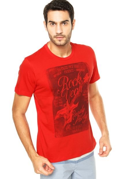 Camiseta Colcci Rock Yeah Vermelha - Marca Colcci