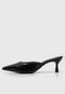 Scarpin Mule Via Marte Liso Preto - Marca Via Marte