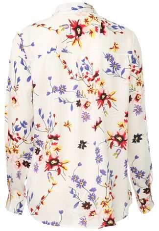 Camisa Facinelli by MOONCITY Reta Floral Off-White