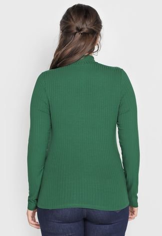 Blusa Cativa Canelada Verde