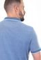 Camisa Polo Slim Piquet Com Elastano Azul Traymon CP0710 - Marca Traymon