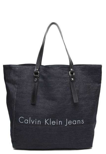 Bolsa Sacola Calvin Klein Jeans Grande Azul-Marinho - Marca Calvin Klein