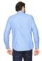 Camisa Aleatory Comfort Azul - Marca Aleatory