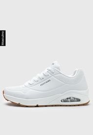 Tenis Lifestyle Blanco-Marfil-Miel Skechers Uno - Stand On Air