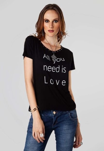 Camiseta M. Officer All You Need Preta - Marca M. Officer