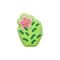 Jibbitz Charm Flor De Cactus Unico Branco - Marca Crocs