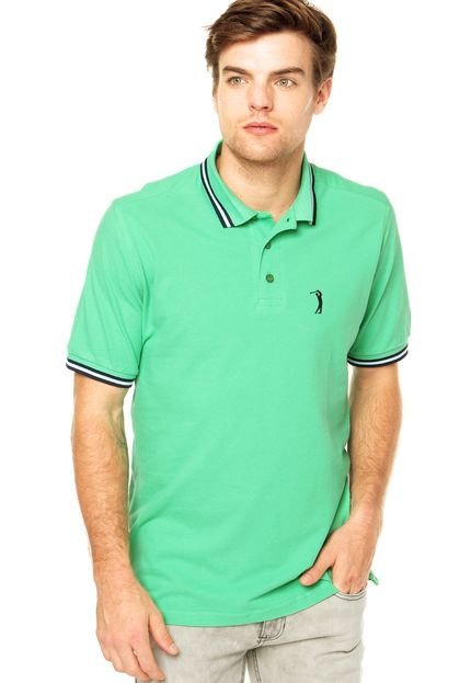 Camisa Polo Aleatory Lisa Frizo Verde - Marca Aleatory