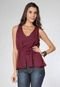 Blusa FiveBlu Lady Vinho - Marca FiveBlu