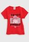 Blusa Brandili Infantil Lettering Vermelha - Marca Brandili