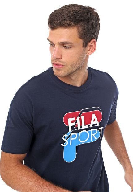 Camiseta Fila Sport Azul-Marinho - Marca Fila
