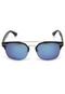 Óculos de Sol Khatto Geométrico Preto/Azul - Marca Khatto