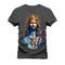 Camiseta Plus Size Confortável Premium Macia Jesus Cristo Aquarela - Grafite - Marca Nexstar