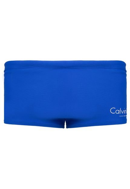 Sunga Calvin Klein Swinwear Tradicional Lisa Azul - Marca Calvin Klein