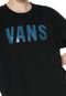Camiseta Vans Oversized S Wm Streaked Preta - Marca Vans