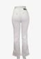 Calça Looper Jeans Flare Branca Produto Gentilmente Usado - Marca EMIGÊ