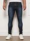 Kit 02 Calças Jeans Skinny Masculina Azul Estonado e Escuro - Marca CKF Wear