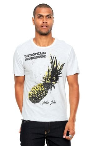 Camiseta John John Tropical Bege