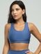 Top Nadador Feminino Suplex Moda Fitness Vicbela Azul - Marca Vicbela