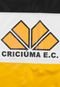 Bandeira Licenciados Futebol Criciúma 3 panos (192x135) Branca/Amarela - Marca Licenciados Futebol