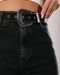Calça Jeans Wide Leg Feminina Cintura Alta com Cinto 23721 Preto Consciência - Marca Consciência