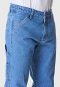 Calça Masculina HNO Jeans Carpinteira Country Reforçada Azul Claro - Marca HNO Jeans