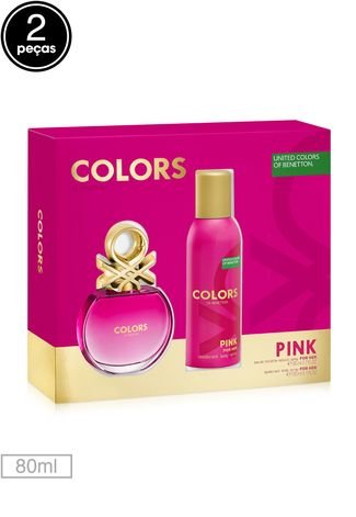 Kit Perfume Colors Pink Benetton 80ml