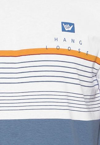 Camiseta Hang Loose Striped Branca