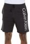 Bermuda Calvin Klein Underwear Cotton Logo Preta - Marca Calvin Klein Underwear
