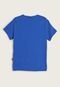 Camiseta Infantil Fakini Capitão América Com Máscara Azul - Marca Fakini