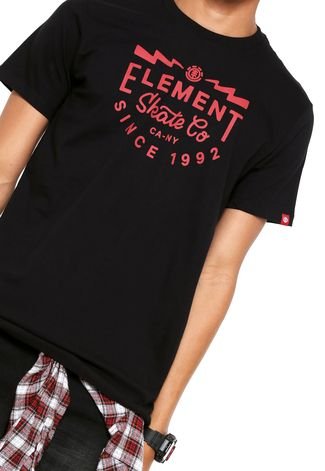 Camiseta Element Skate Co Preta