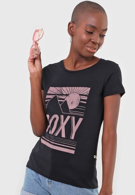 Camiseta Roxy Shadow Preta - Marca Roxy