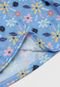 Vestido Tricae Infantil Floral  Azul - Marca Tricae