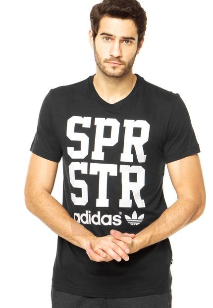 Camiseta adidas Originals SPR STR Preta - Marca adidas Originals