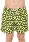 Bermuda Água Shorts Co Quadrada Cereja Verde/Amarela - Marca Shorts Co