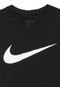 Camiseta Nike Menino Frontal Preta - Marca Nike