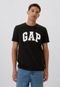 Camiseta GAP Reta Logo Preta - Marca GAP