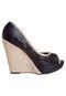 Peep Toe Vizzano Preto - Marca Vizzano