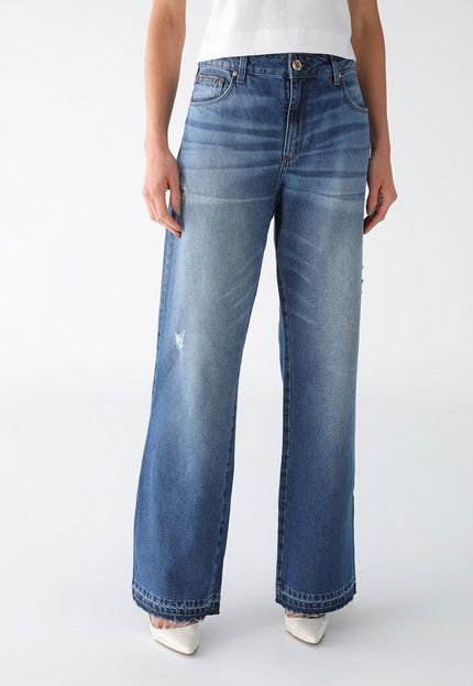 Calça Jeans Forum Wide Leg Raquel Azul - Marca Forum