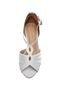 Sandalia de Noiva  Duani Salto Médio Grosso Branca - Marca Duani Calçados