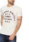 Camiseta Tommy Hilfiger Estampada Bege - Marca Tommy Hilfiger